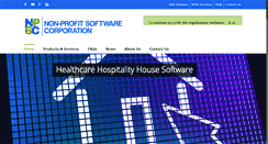 Desktop Screenshot of nonprofitsoftwarecorp.org